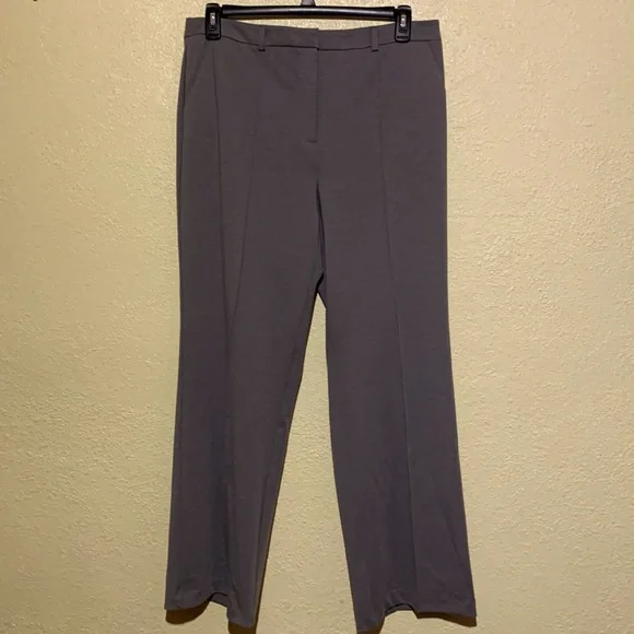 Ruby Rd Dress Pants Stretchy Size 12 Gray🌀 - Picture 1 of 14